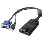 Câble KVM APC USBVM Noir D-Sub USB RJ-45