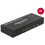 HDMI-Splitter Delock 18684 4x HDMI 4K 3840x2160 Schwarz Metall