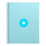 Quaderno Antartik A4 Spirale Copertina Rigida Celeste