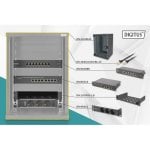 Armadio Rack Digitus 9U 254 mm (10") Nero Kit Rete Compatta