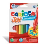 Carioca - Scatola di 12 Pennarelli Lavabili a Acqua Edizione Joy