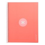 Quaderno A4 Antartik a spirale con copertina rigida e banda colorata