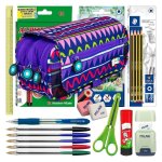 Estuche Escolar Triple ColePack Grafoplás con 40 Utensilios Incluidos