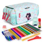 Estuche Escolar Triple Grafoplás Design con Material Incluido Mafalda Pijama