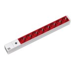 Regleta Bachmann 8 Tomas 2 m Interior Sin Enchufe IP20 Aluminio