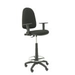 Taburete Ergonómico Piqueras y Crespo T04 Reposapiés Cromado Ajustable