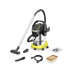 Aspiradora Industrial sin Bolsa Kärcher KWD 6 P S V-30/8/22/T 1300W 30L Negro Amarillo