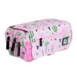 Estuche Portatodo Triple Grafoplás Bits and Bobs Design Tropical
