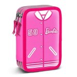 Estuche Plumier Triple Karactermania Barbie Varsity 44 Piezas