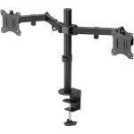 Goobay 58529 Soporte Monitor Abrazadera Mesa 17 a 32" VESA 75x75 a 100x100 Max 8Kg