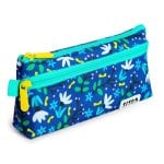 Estuche Portatodo Plano Grafoplás Design Bits Bobs 2 Cremalleras Bolsillo frontal 23x10 cm
