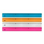 Righello in alluminio Liderpapel 30 cm con base bisezzata