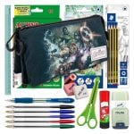 Estuche Triple Vengadores Karactermania con 40 Utensilios Escolares