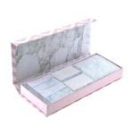 Porta appuntamenti adesivi Officebox North Glace con chiusura magnetica rosa
