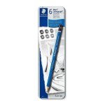 Staedtler Mars Lumograph - Estuche Metálico com 6 Lápis de Desenho Premium