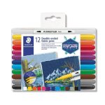 Marcatori Tessili Doppia Punta Staedtler Design Journey Scatola da 12