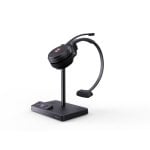 Auriculares Yealink WH62 Mono sem fios DECT com Cancelamento de Ruído para escritório preto