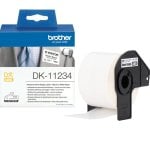 Rollo de etiquetas adhesivas Brother DK-11234 Blanco Desmontable 8,6 cm x 6 cm