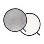 Reflector Lastolite Prateado Branco 75 cm Dobrável Reversível Bolsa