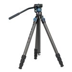 Tripé Sirui Superb Traveller 124 Fibra de Carbono com Cabeça Fluida VA-5