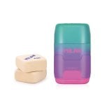 Gomma e Temperino Milan Sunset Pack Compacto Lila