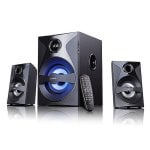 Lautsprecher F&D 2.1 Kanal Bluetooth 54W mit aktivem Subwoofer schwarz