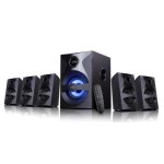 Colunas F&D 5.1 canais Bluetooth 80W com subwoofer ativo