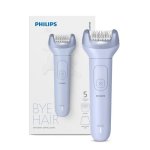 Depiladora Elétrica Philips Series 8000 BRE711/00 sem Fios 2 Velocidades 5 Acessórios Seco e Húmido