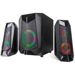 Altavoces Tracer Alámbricos 20W avec Bluetooth et rétroéclairage noir