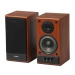Altavoces Sven Alámbricos 2.0 40W Negro y Madera con Tweeter y Control Rotary