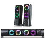 Altavoces Advance SoundPhonic 2.0 RGB Alámbricos 6W con retroiluminación LED