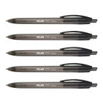 Bolígrafo Roller Milan P07 Dry-Gel Pack 5 Unidades Tinta Negra