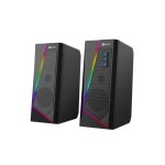 Haut-parleurs C-Tech 2 voies filaires 6W avec rétroéclairage et USB
