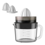 Exprimidor Black & Decker Automático 30W Jarra 1L Doble Giro Pulpa Ajustable