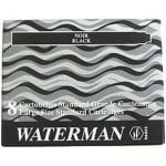 Ricariche per penna Waterman S0110850 Nero Penna stilografica 8 pezzi
