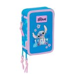 Estuche Plumier Safta Stitch Hawaii 36 Piezas Escolares