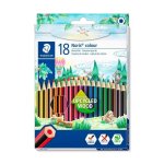 Staedtler - Scatola con 18 Matite Colorate Ecologiche