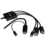Cavo Adattatore StarTech HDMI, DisplayPort e Mini DisplayPort a HDMI 2m