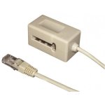 Câble téléphonique Waytex 39341 0,1 m RJ-45 à PTT Beige