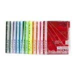 Set Geometria Office Box 4 Pezze Con Custodia Ad Anelli
