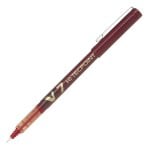 Penna Roller Ball Pilot V7 Hi-tecpoint 0.7 mm Rossa