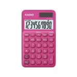 Calcolatrice tascabile Casio SL-310UC-RD 10 cifre solare e batteria fucsia