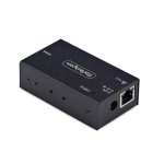 Convertidor Serie a Ethernet StarTech 1 Puerto PoE RJ45 LAN a DB9 RS232