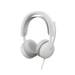 Auriculares Logitech Zone Wired 2 com cabo USB-C, Cancelamento Ativo de Ruído, branco