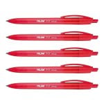 Penna Roller Milan P07 Dry-Gel Pack da 5 Rosse