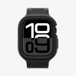 Cover Spigen Vault Pro + Cinturino per Apple Watch 10 42mm Nero Acciaio Inossidabile