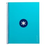 Quaderno Antartik A4 a spirale con copertina rigida e banda colorata