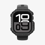 Funda Spigen Rugged Armor 2 pour Apple Watch 10/11 (46mm) Noir TPU