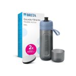 Garrafa de água filtrada Brita Active 0,6 L Verde Pastel com 2 Microdiscs