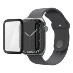 Protector de pantalla Hama Super Hybrid para Apple Watch SE 3, Negro Transparente, rPET